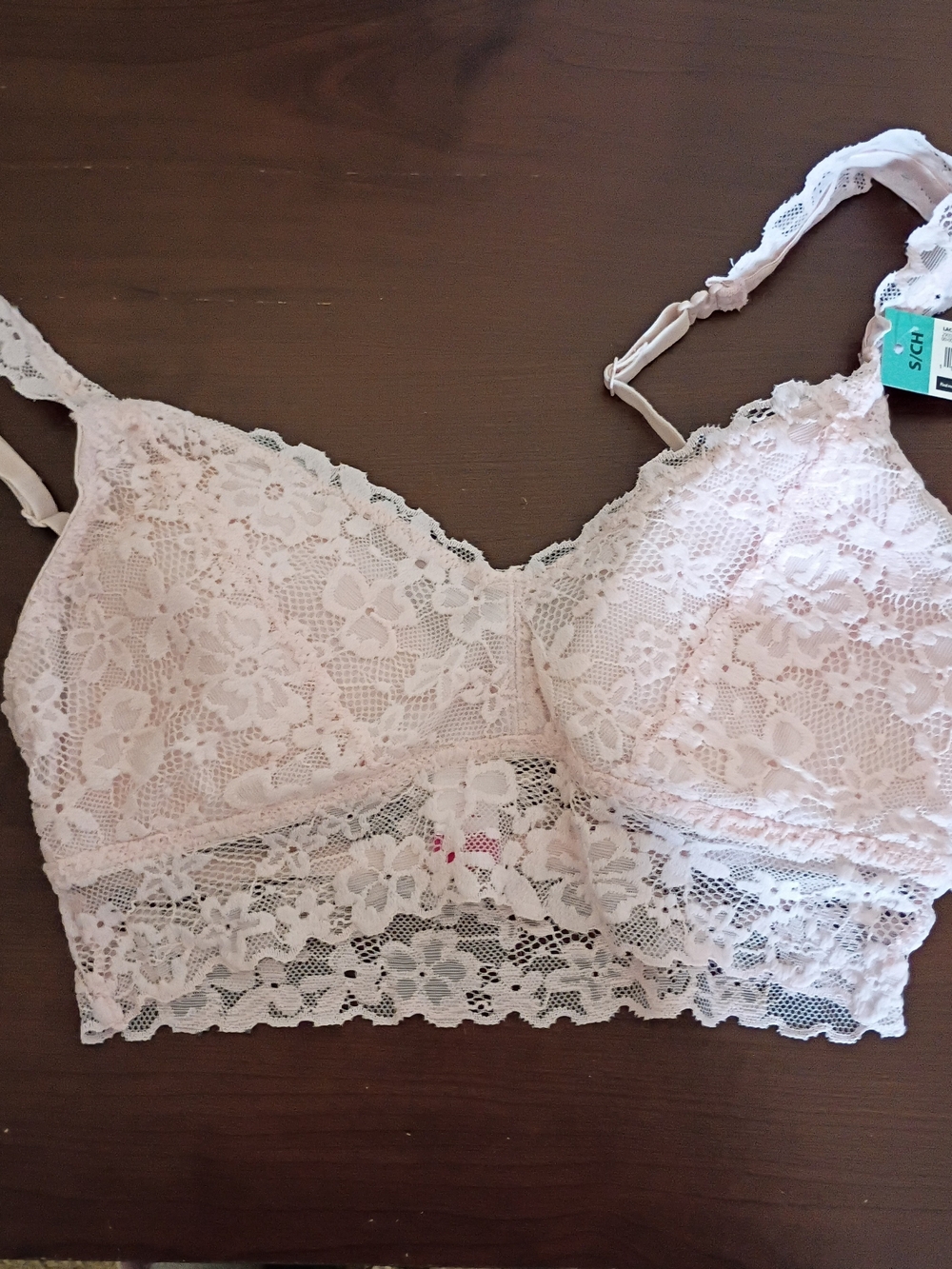 No Boundaries Blush Lace Bralette